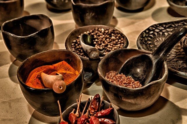 Imagen de las especias utilizadas en la cocina chilena